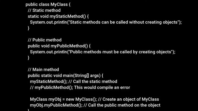 Static vs Non Static Methods And Access Modifiers смотреть онлайн