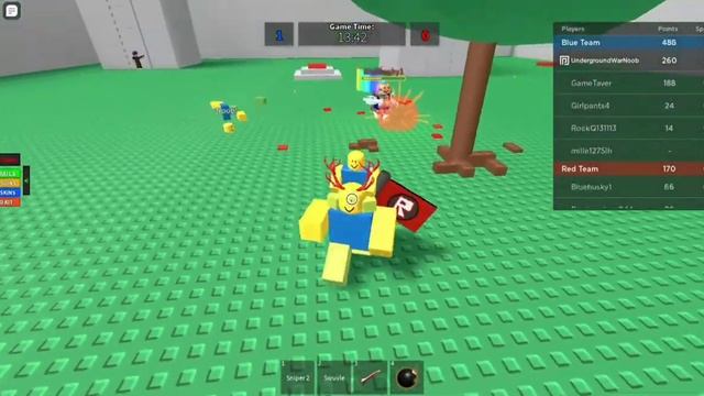The UndergroundWarNoob is Noob, ROBLOX; The Underground War! смотреть онлайн