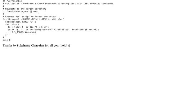 Get List of Directories and Timestamp in a specific format in HP-UX (2 Solutions!!) смотреть онлайн