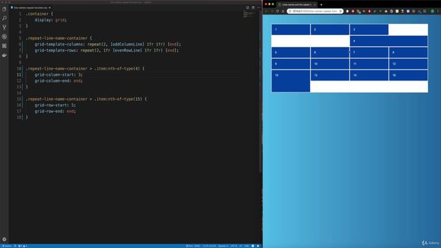 31 Lines names and the repeat function смотреть онлайн