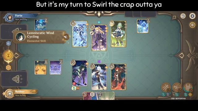 this deck is kinda weird in genshin TCG смотреть онлайн