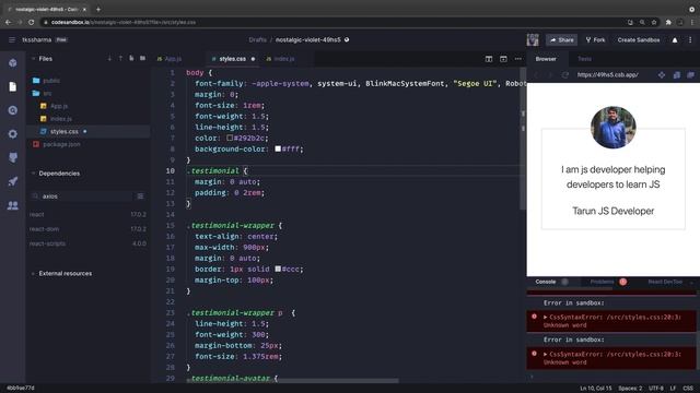Different ways to Style React Components - Webinar #04 смотреть онлайн