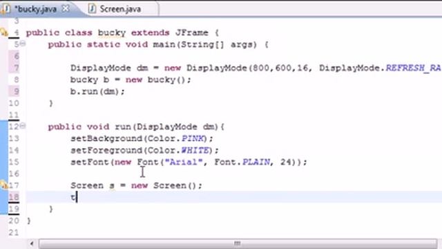 Java Game Development | Chapter 5. Creating a Full Screen Display смотреть онлайн