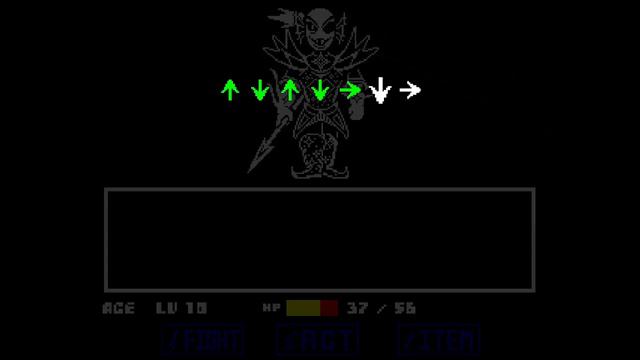 PS!Outertale Genocide Undyne the Undying Fight смотреть онлайн
