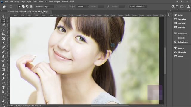 CREATE Chromatic Aberration in Photoshop 2021 смотреть онлайн