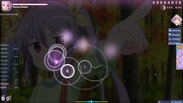 (osu!) Nyanpasu - Yabure Kabure [advanced] 100% PF смотреть онлайн