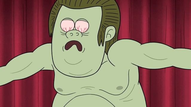 Muscle Man Posing And Growth