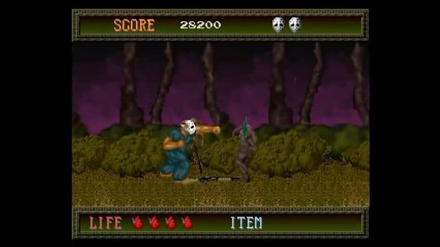 Серия игр Splatterhouse часть 1 смотреть онлайн