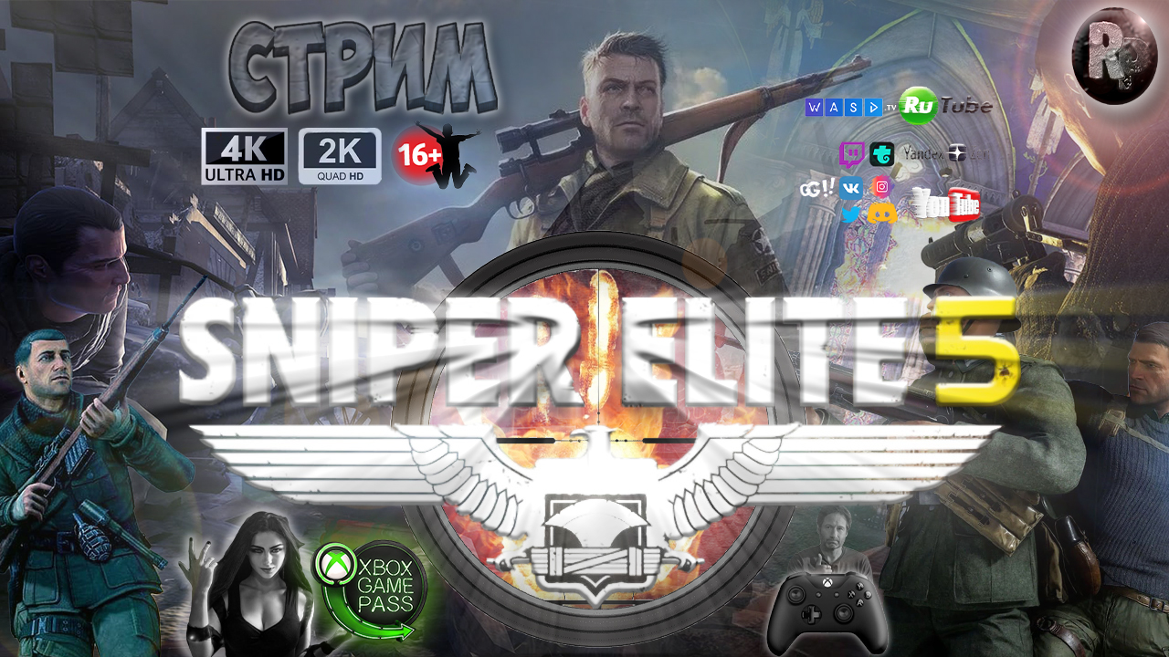 Sniper Elite 5 #3 ♦Прохождение на русском♦ #RitorPlay