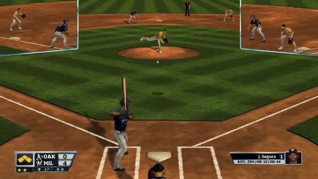 R B I Baseball 14 Gameplay. PS3, Xbox 360, iOS and Android смотреть онлайн