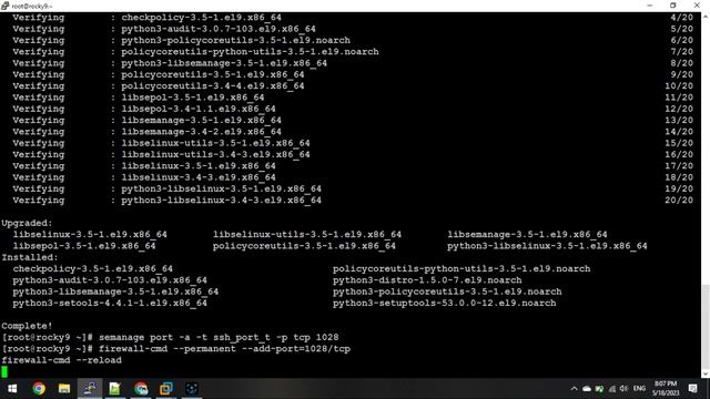 How to change Default SSH Port in CentOS/Rocky Linux 9 смотреть онлайн