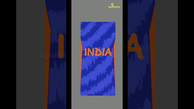 Team India New Jersey Sketch in 3 min | Digital Sketch | BCCI | Indian Cricket Team. смотреть онлайн