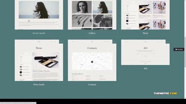 Mykery - Beauty Salon Vue JS Template vue Vuejs Build Website смотреть онлайн