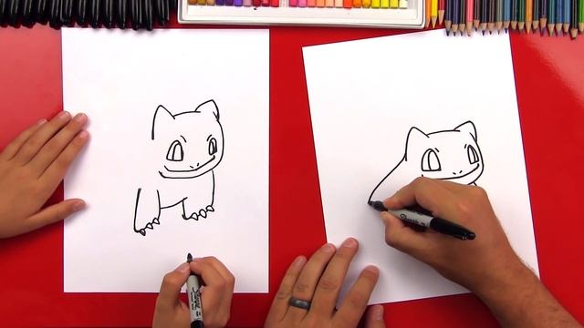 How To Draw Bulbasaur Pokemon смотреть онлайн