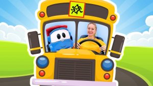 Видео для детей — Лепим школьный автобус из Плей До! Мультики про машинки для малышей