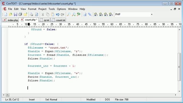 Beginner PHP Tutorial - 95 - Creating a File Based Unique Hit Counter Part 3 смотреть онлайн