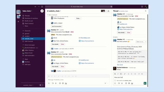 Introducing Slack for Live Chat | WotNot смотреть онлайн