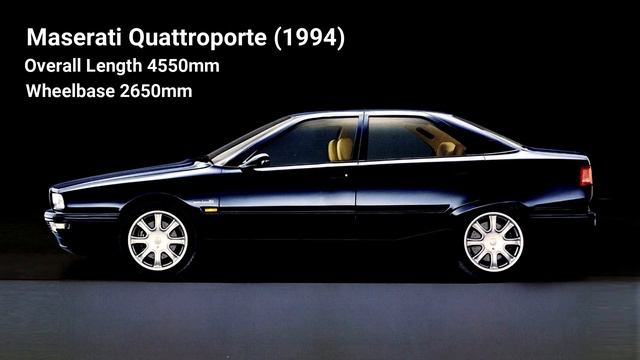 The Gandini One: Maserati Quattroporte IV 1994-2001 смотреть онлайн