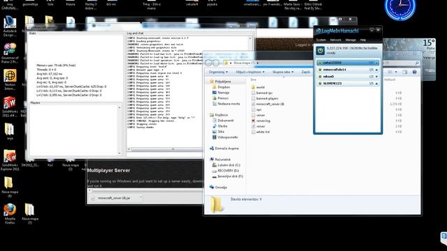 how to create MInecraft server.jar 1.4.6 (with Hamachi) смотреть онлайн