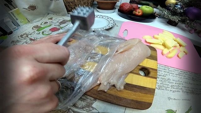 Очень сочно и вкусно! Куриное филе с грибами по-французки! смотреть онлайн
