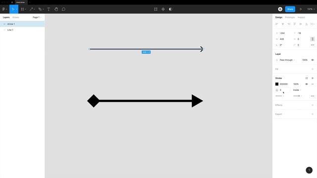 5 Урок – Линии и Стрелки. Курс по Figma смотреть онлайн