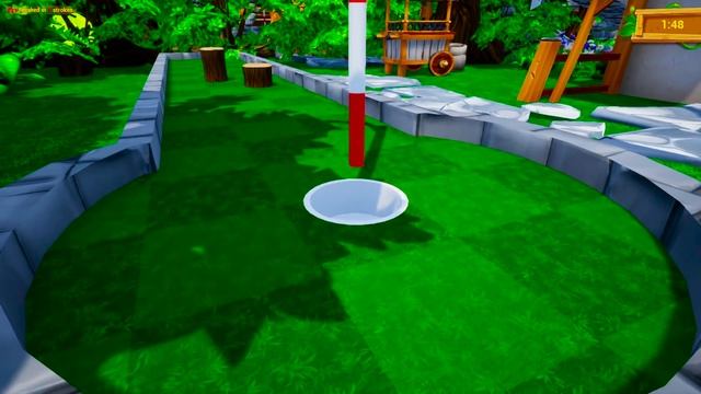 БЕРЕГИСЬ! ВПЕРЕДИ УЖАСНЫЕ ТОПОРЫ! УСПЕЛ ПОПАСТЬ В ЛУНКУ И ЗАБИТЬ ШАР - ПРИКЛЮЧЕНИЯ ШАРИКА В GOLF IT смотреть онлайн