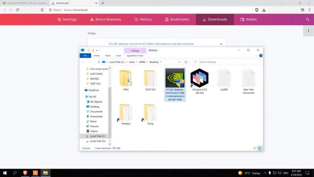 how to download & install Nvidia geforce gtx 1050 ti studio driver for windows 10 | Amir Tech Info смотреть онлайн