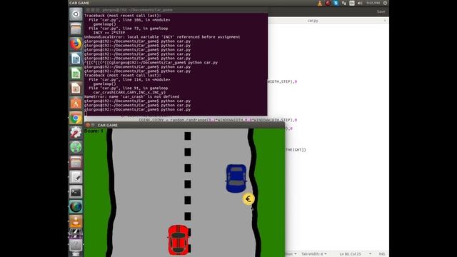 Python Game Development with Pygame 07- Creating incoming cars to avoid смотреть онлайн