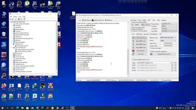 EasyJTAG Tool ISP_Can't Init Device, Reason: CMD Timeout Error