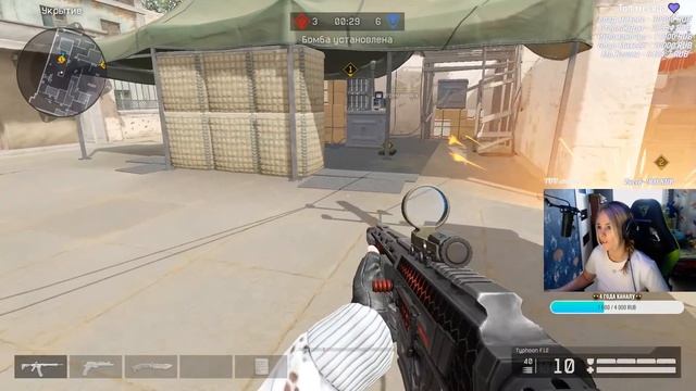 ЗАРУБА на 10000 РУБЛЕЙ ПРОТИВ СТРИМЕРШ в Warface, но... смотреть онлайн