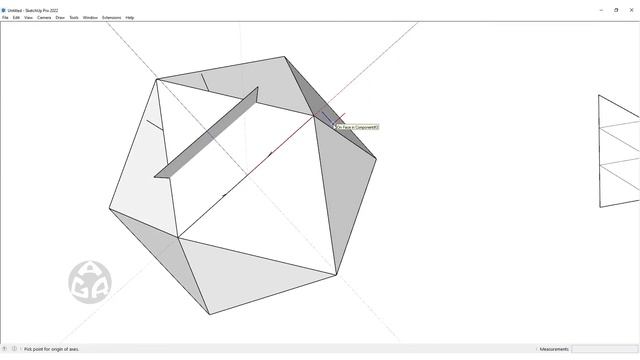 creating various types of geodesic domes, with no plugins, in Sketchup смотреть онлайн