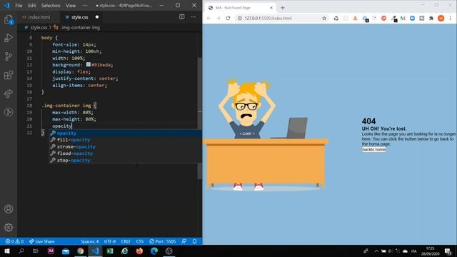 [ HTML | CSS ] Amazing 404 Page смотреть онлайн
