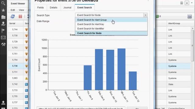 OMNIbus Web GUI 8.1.0.5 - Integrated Event Search #4 Search by Node смотреть онлайн