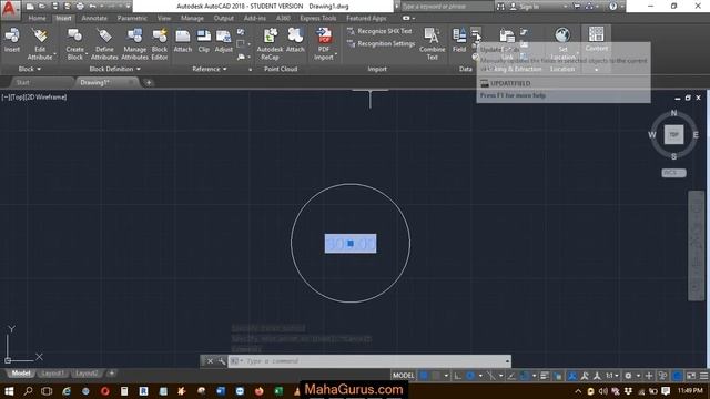 Fields- How to use Command Update Fields in Autocad- Update Fields in Autocad in Hindi смотреть онлайн