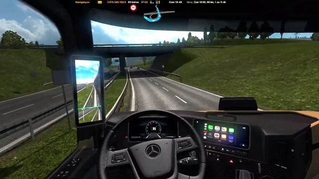 ETS 2 YENİ MERCEDES ACTROS MP-5 // LED EKRANLI AYNASIZ T.I.R. !! смотреть онлайн