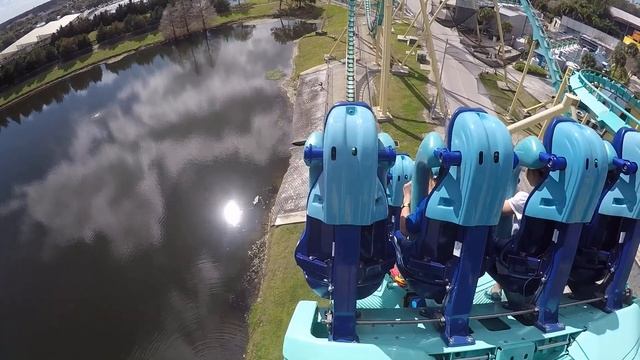 Kraken Roller Coaster - Sear World - Orlando смотреть онлайн
