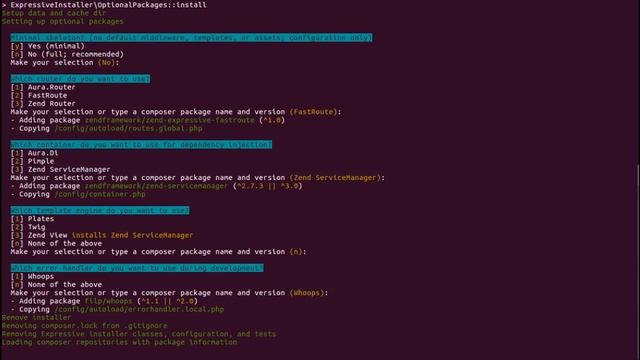 Zend Framework - Install Zend Expressive смотреть онлайн