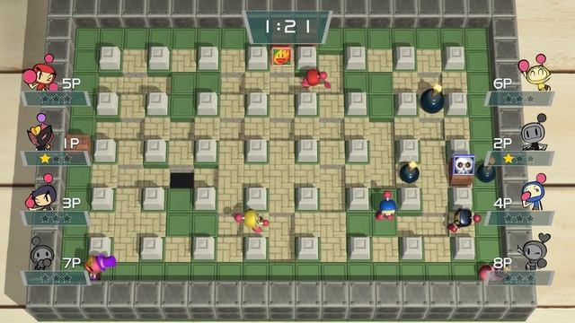 Super Bomberman R - Karaoke Bomber - 8 Player Battle Royale - (Strong CPU Players) смотреть онлайн