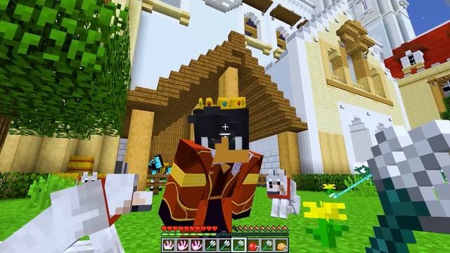 FOUND by the ROYAL FAMILY in Minecraft! смотреть онлайн