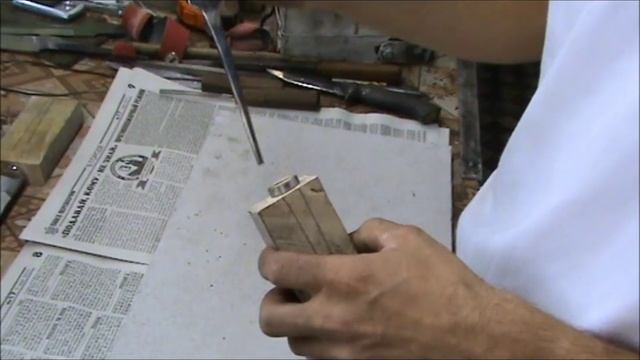 Сборка ручки финки Сапёр. Компания "Русский булат". Боевой нож смотреть онлайн