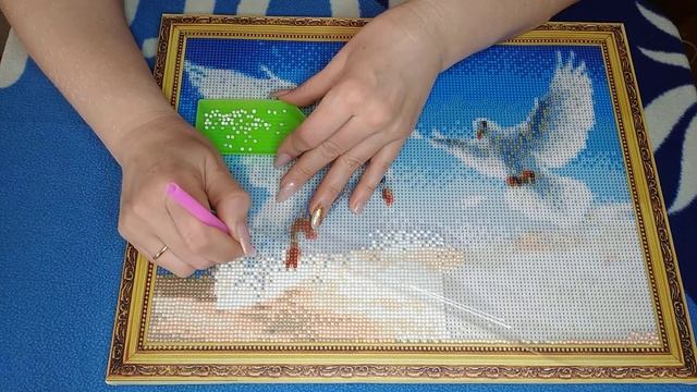 Diamond Mosaic - Алмазная мозаика - Голуби - #1 смотреть онлайн