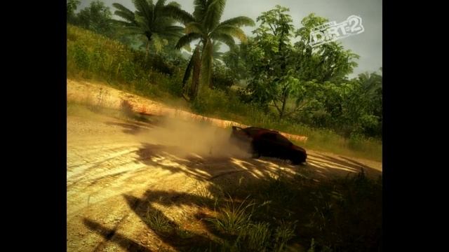 Colin McRae DiRT 2 Mitsubishi Lancer Evolution X Malaysia Stage PC Replay on HD4830 смотреть онлайн