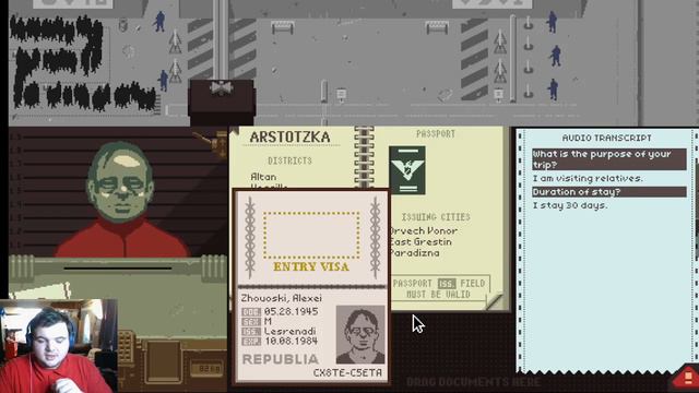 On the Border of Chaos!! | Papers,Please #1 смотреть онлайн