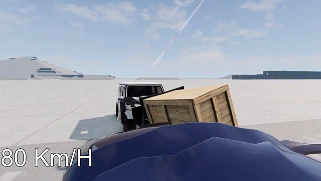 TRAILER vs Mercedes G63! 200 Km/H CRASH TEST! - BeamNg Drive смотреть онлайн