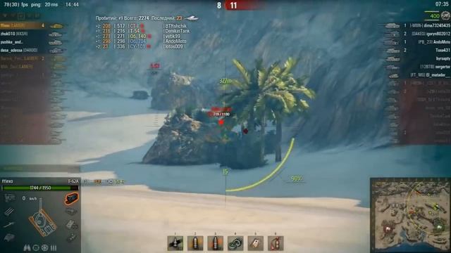 Т-62А | Медалист. Аэродром – Стандартный бой (WoT 0.9.8) смотреть онлайн