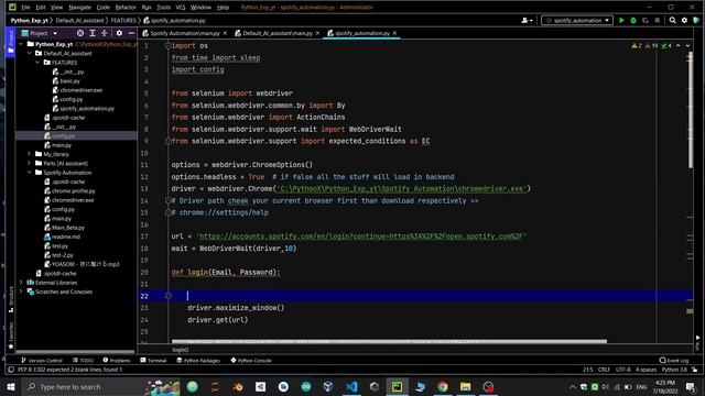 Spotify Automation with Selenium Python Part 3 | Jarvis смотреть онлайн