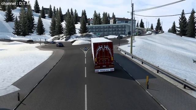 ets 2 DAF XF 105 + Trailer Jan C. Swijnenburg ,GRAND UTOPIA ,D.T.M drive смотреть онлайн