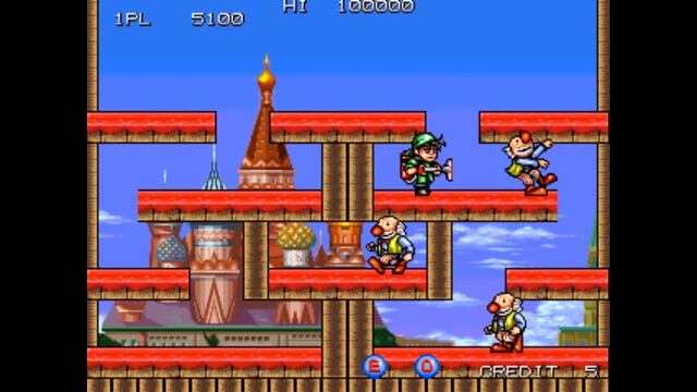 Tumble Pop (MAME) gameplay смотреть онлайн