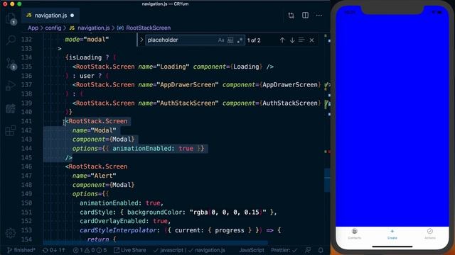 Open Modal from Tab Bar | Master React Navigation v5 смотреть онлайн