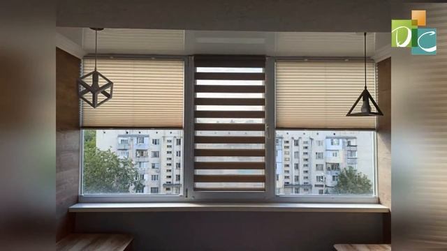 Сочетание штор Плиссе и День-Ночь в одном пространстве! смотреть онлайн